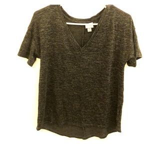 “A new day” forest green v-neck.